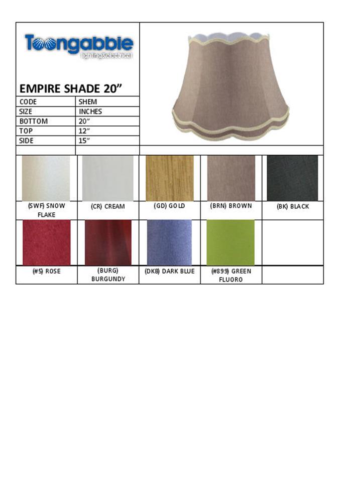 Empire 20" Shades